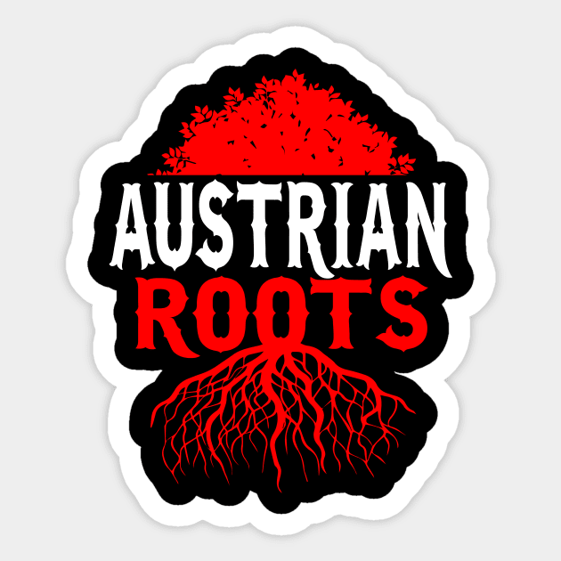 Austrian Roots - Austria Homeland Gift Sticker by biNutz